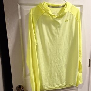 Nike Dri-FIT Neon Yellow Hoodie